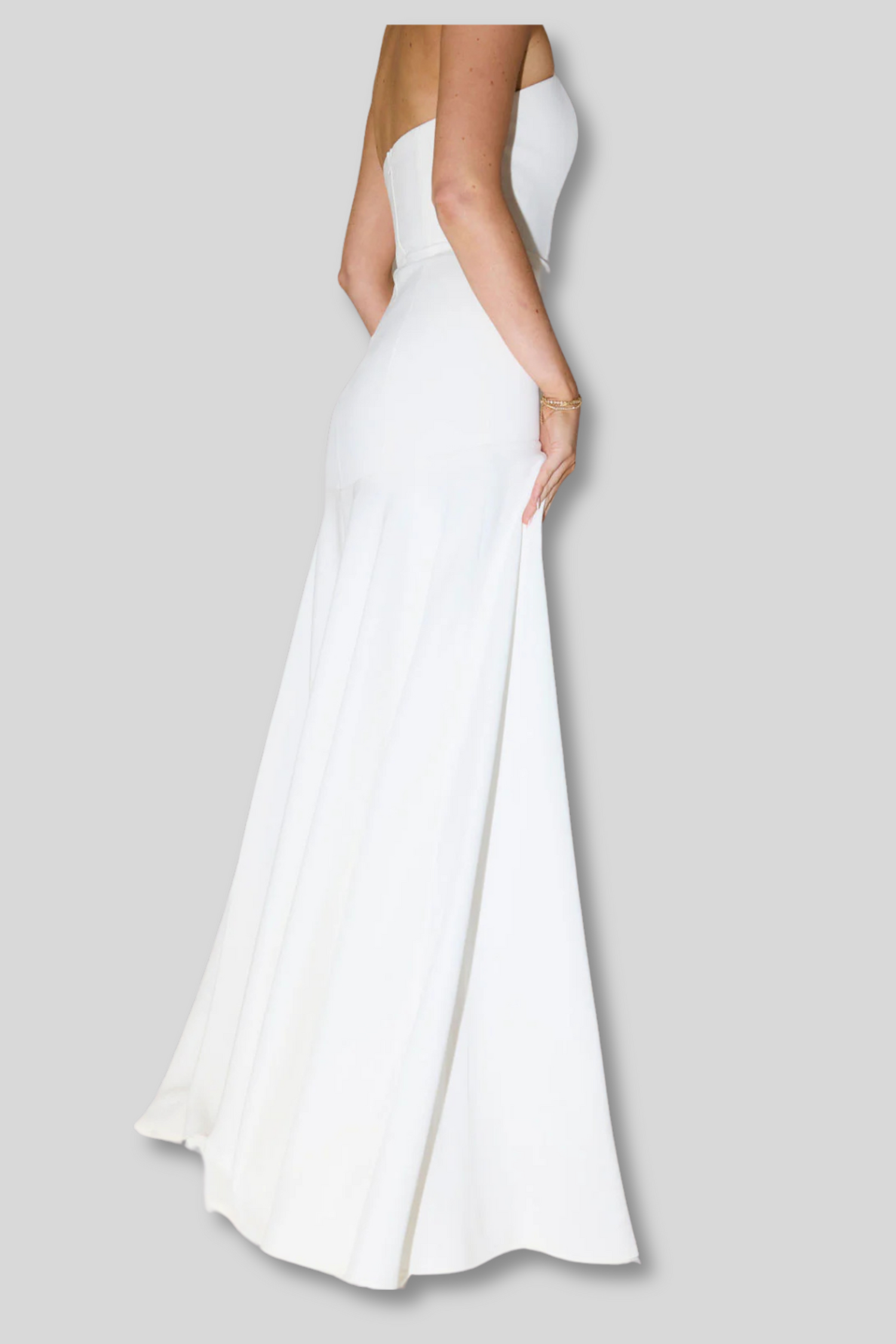 White Elegance Maxi Dress