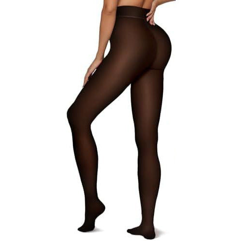 High Waisted Thermal Tights for Women